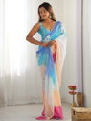 A90 Georgette Silk Embroidery Work Saree Wholesale Suppliers In India